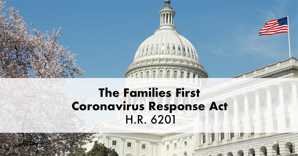 Families First Coronavirus Response Act effective Apr 1