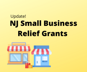 NJ Small Business Relief Grants UPDATE