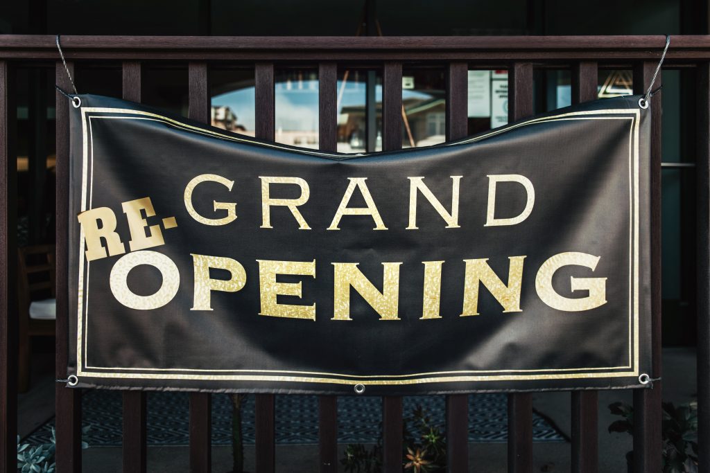 Re-Grand Opening Sign