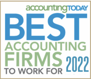 KRS CPAs was named as one of the Accounting Today’s 2022 Best Accounting Firms to Work for in the Small Employer Category. 