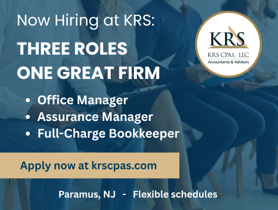 Now Hiring at KRS: Three Roles, One Great Firm